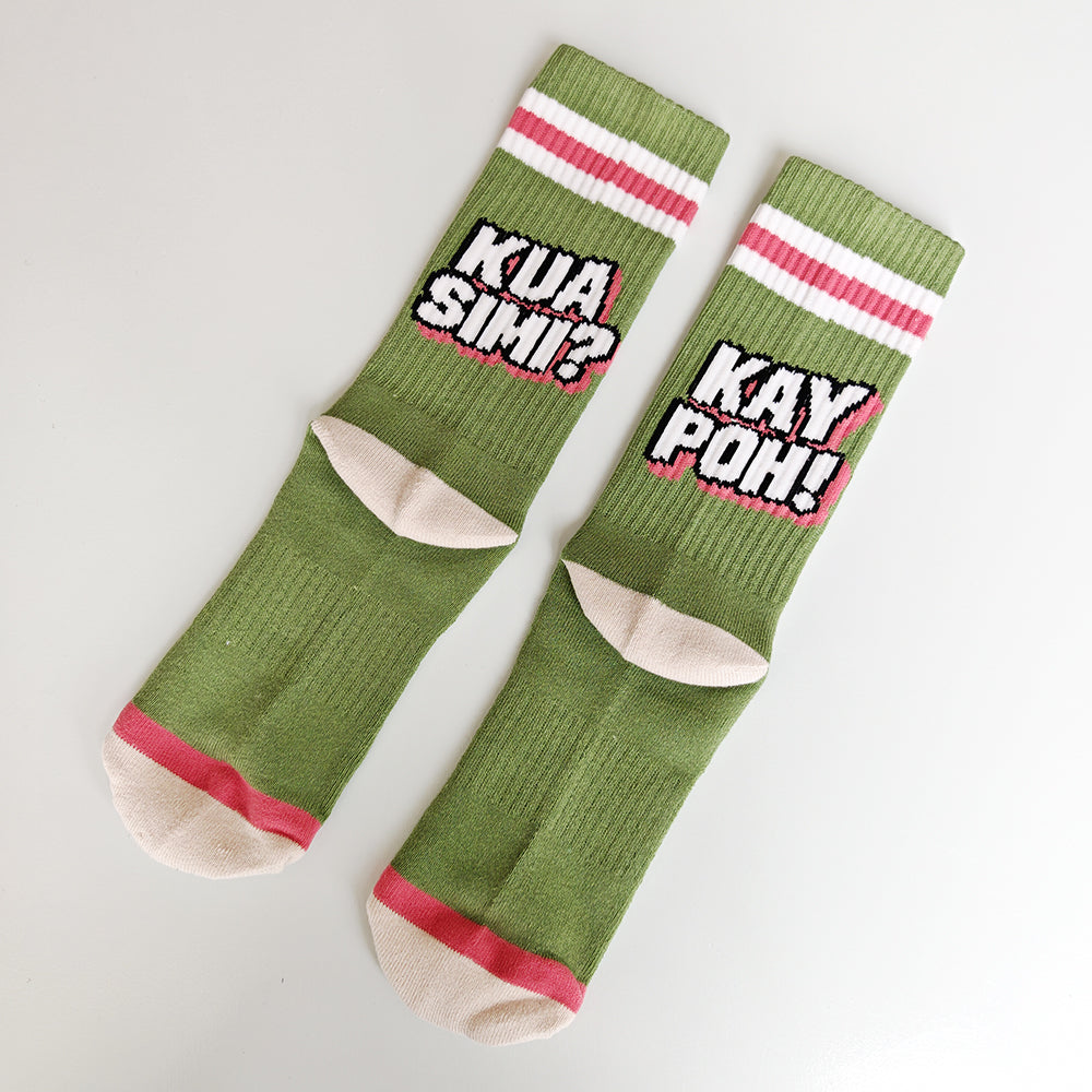 Kua Simi/ Kaypoh Crew Socks