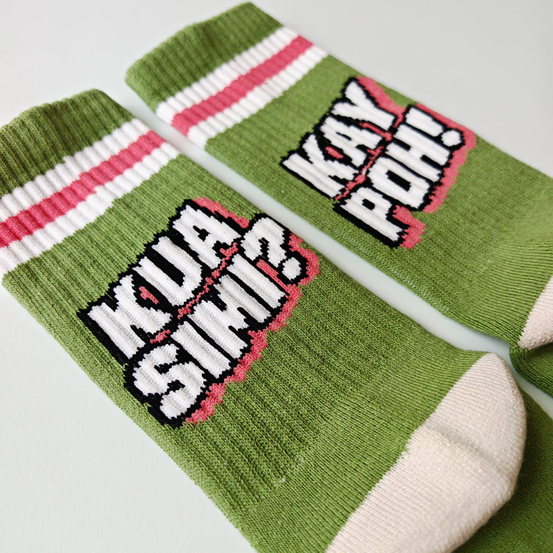 Kua Simi/ Kaypoh Crew Socks