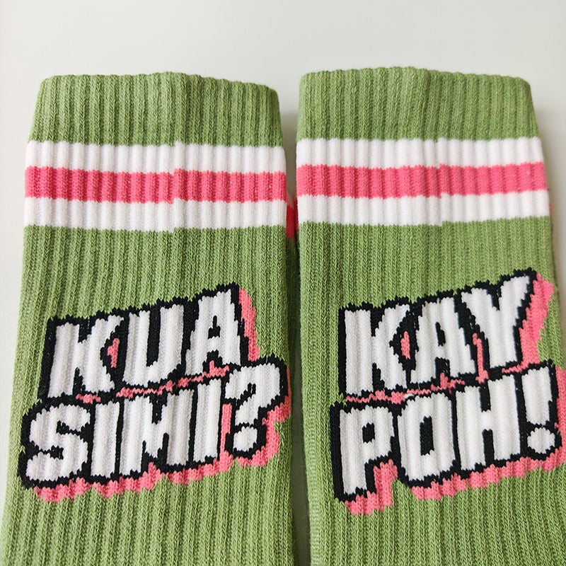 Kua Simi/ Kaypoh Crew Socks