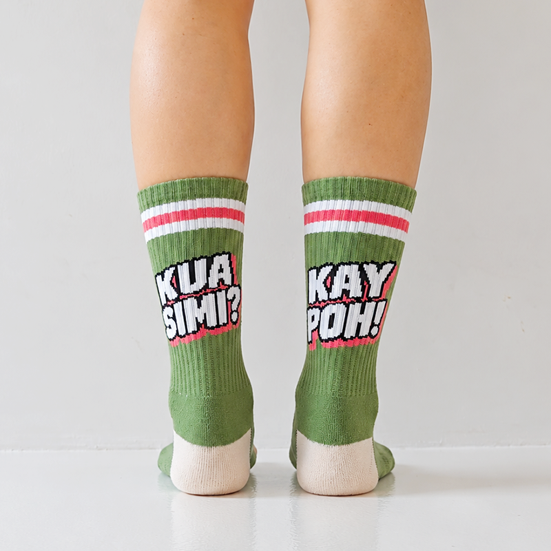 Kua Simi/ Kaypoh Crew Socks