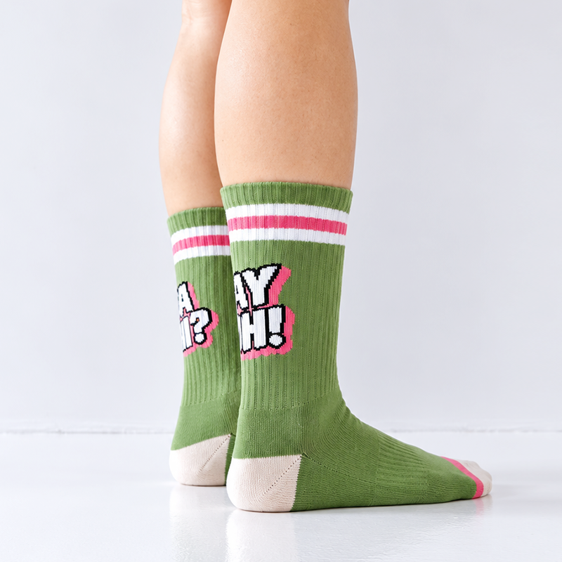 Kua Simi/ Kaypoh Crew Socks