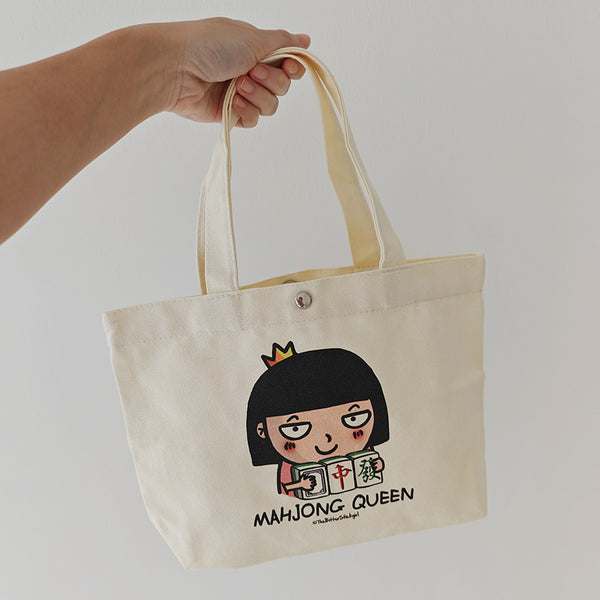 Canvas Lunch Bag - Mahjong Queen