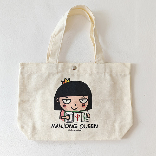 Canvas Lunch Bag - Mahjong Queen