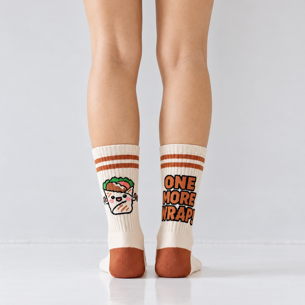 One More Wrap! Crew Socks