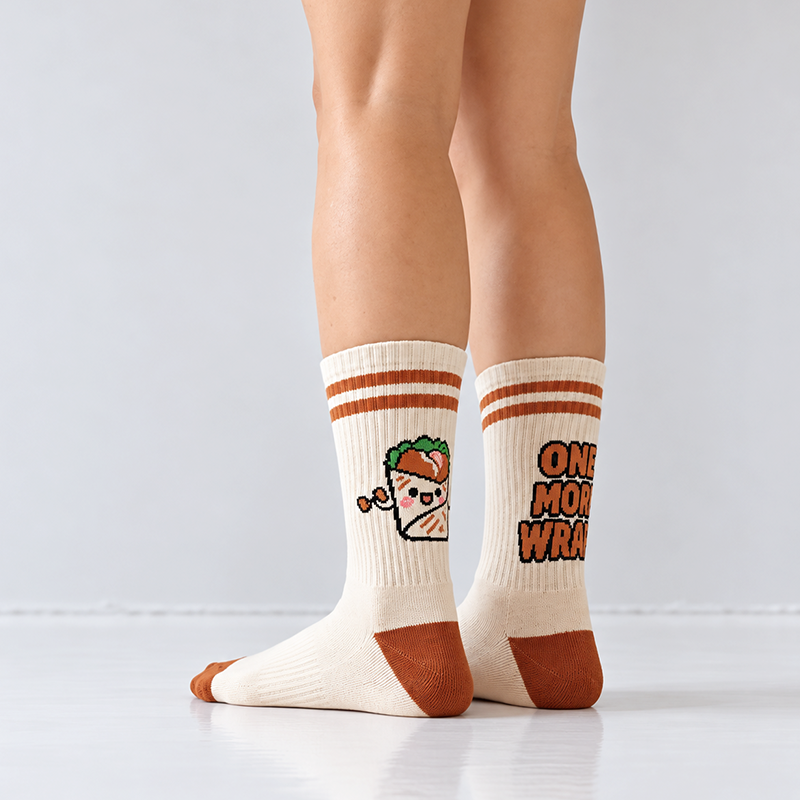 One More Wrap! Crew Socks