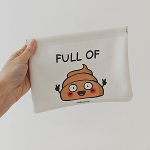 Self Closing Pouch - Full Of Shit