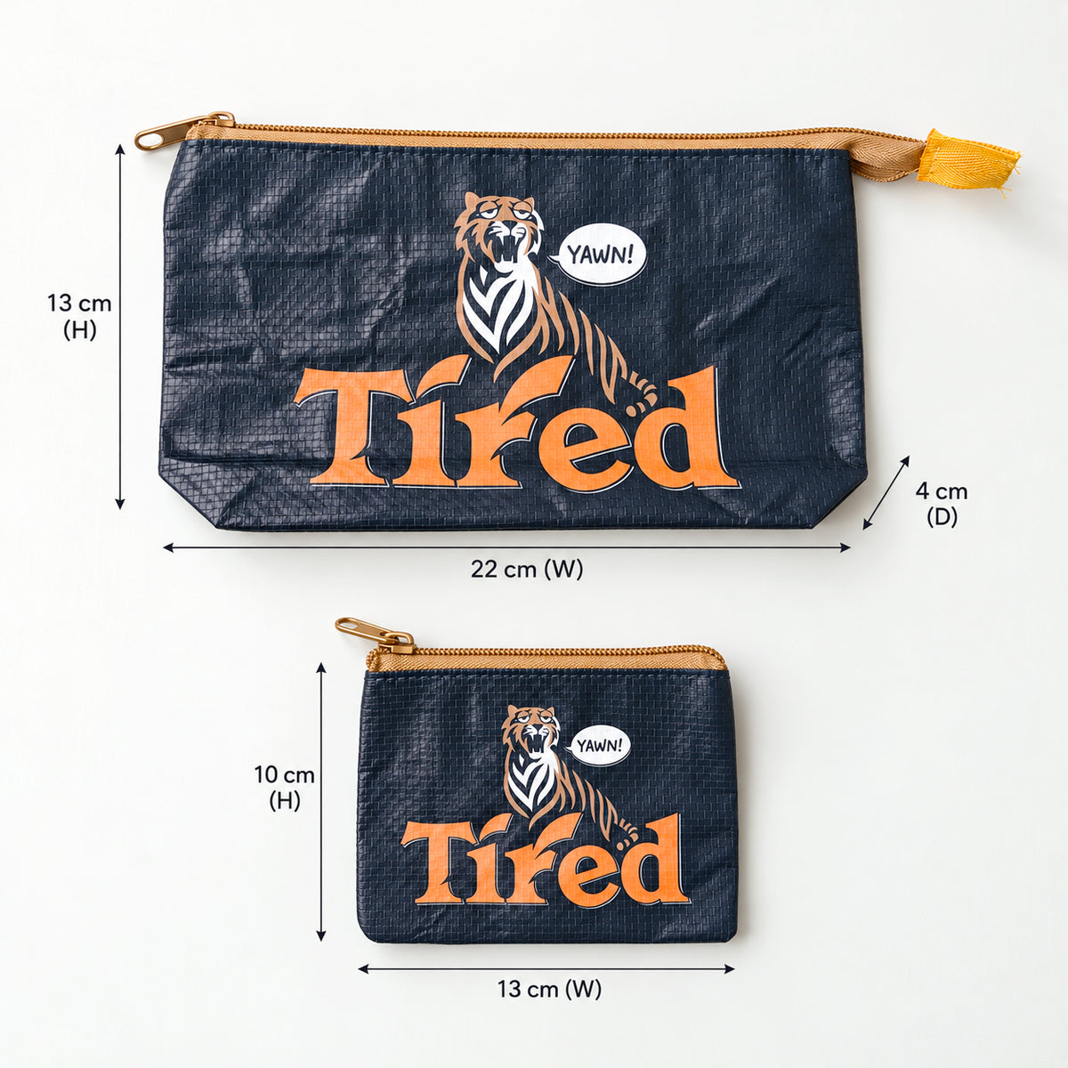 Tired Woven Pouch 2-Piece Set