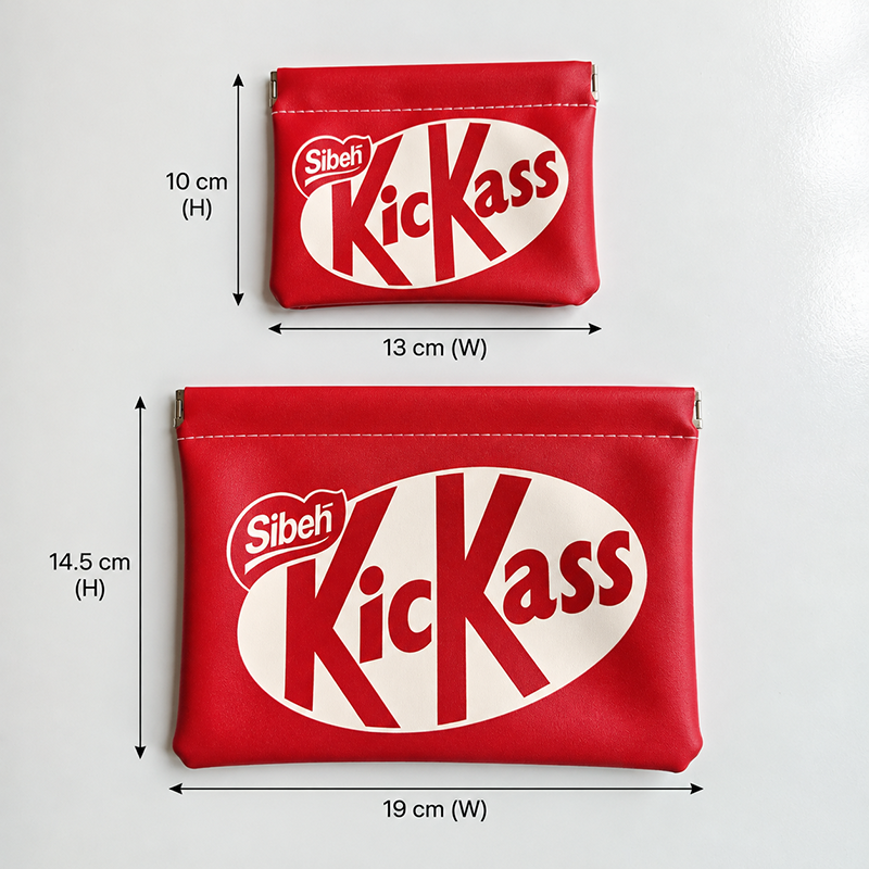 KickAss Self-Closing Pouch 2-Piece Set