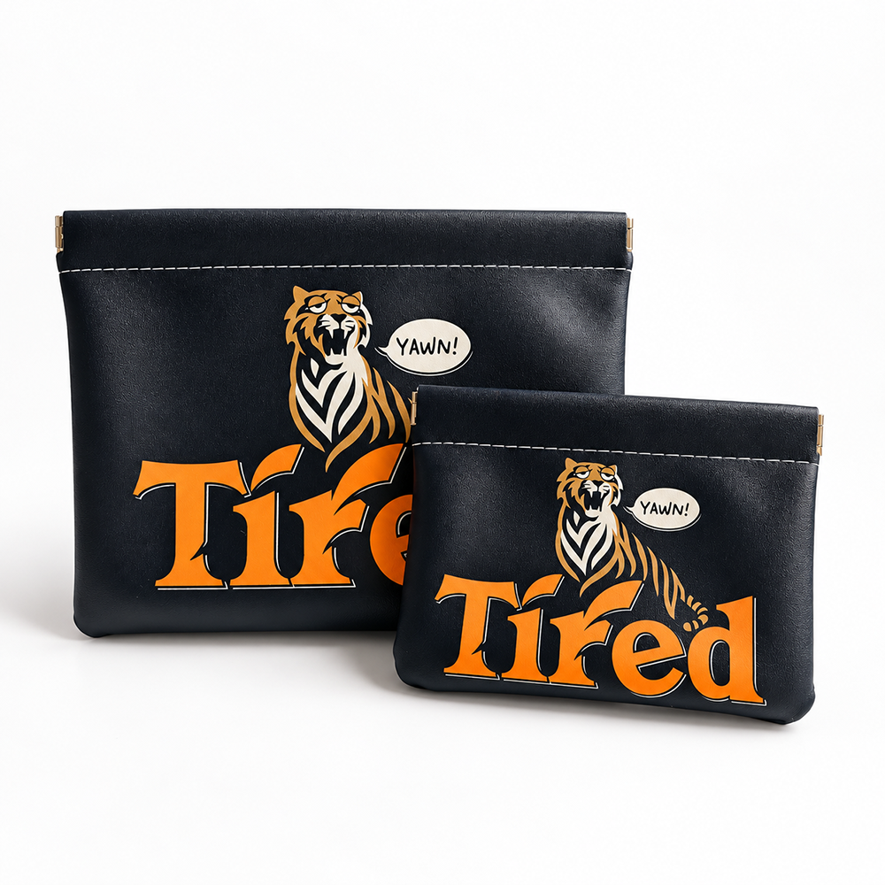 Tired Self-Closing Pouch 2-Piece Set