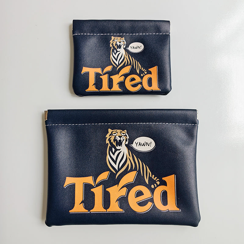 Tired Self-Closing Pouch 2-Piece Set
