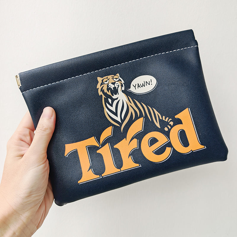 Tired Self-Closing Pouch 2-Piece Set