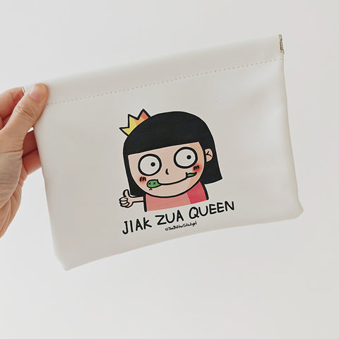 Self Closing Pouch - Jiak Zua Queen