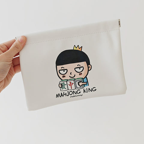 Self Closing Pouch - Mahjong King