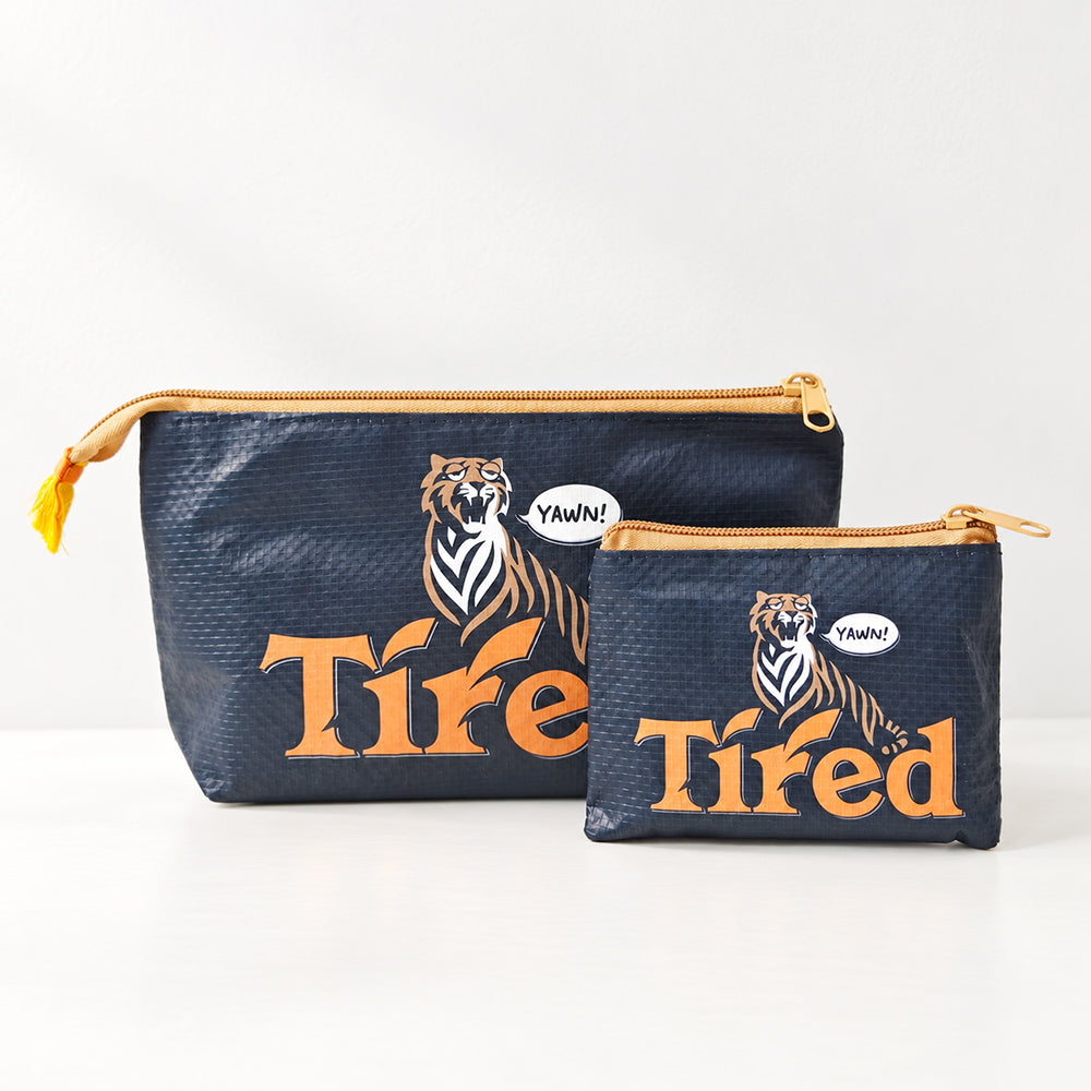 Tired Woven Pouch 2-Piece Set