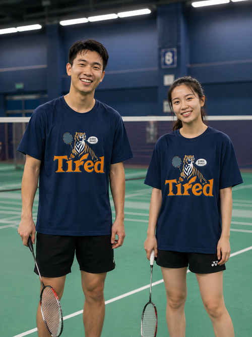 PRE-ORDER: Dri Fit Tiger Parody Badminton Tee