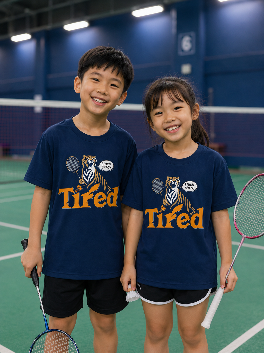 PRE-ORDER: Dri Fit Tiger Parody Badminton Tee