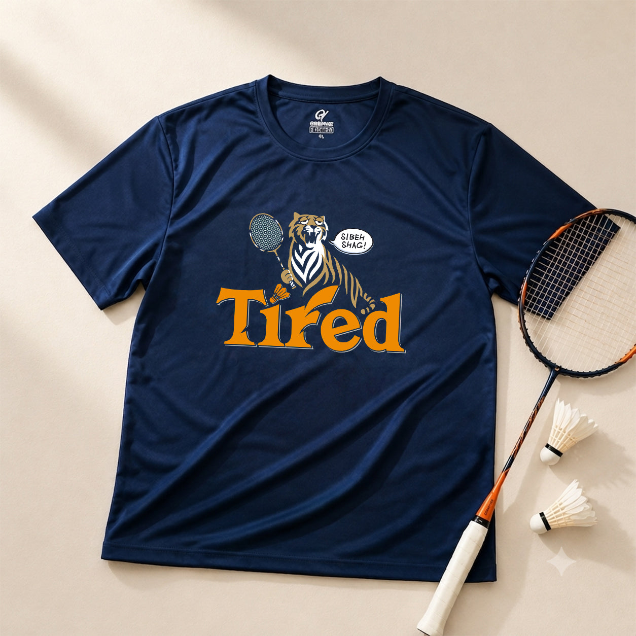 PRE-ORDER: Dri Fit Tiger Parody Badminton Tee