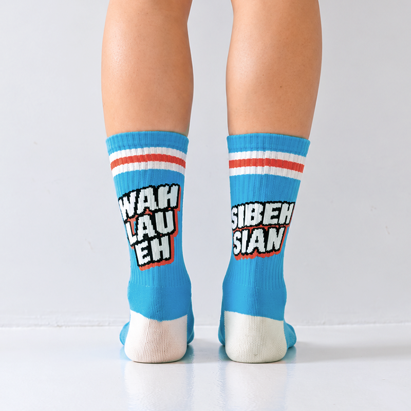 Wah Lau Eh/ Sibeh Sian Crew Socks