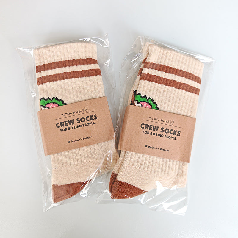 One More Wrap! Crew Socks