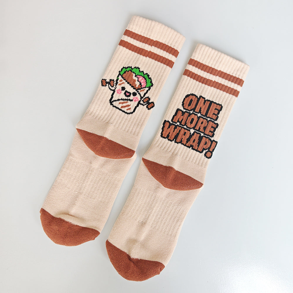 One More Wrap! Crew Socks