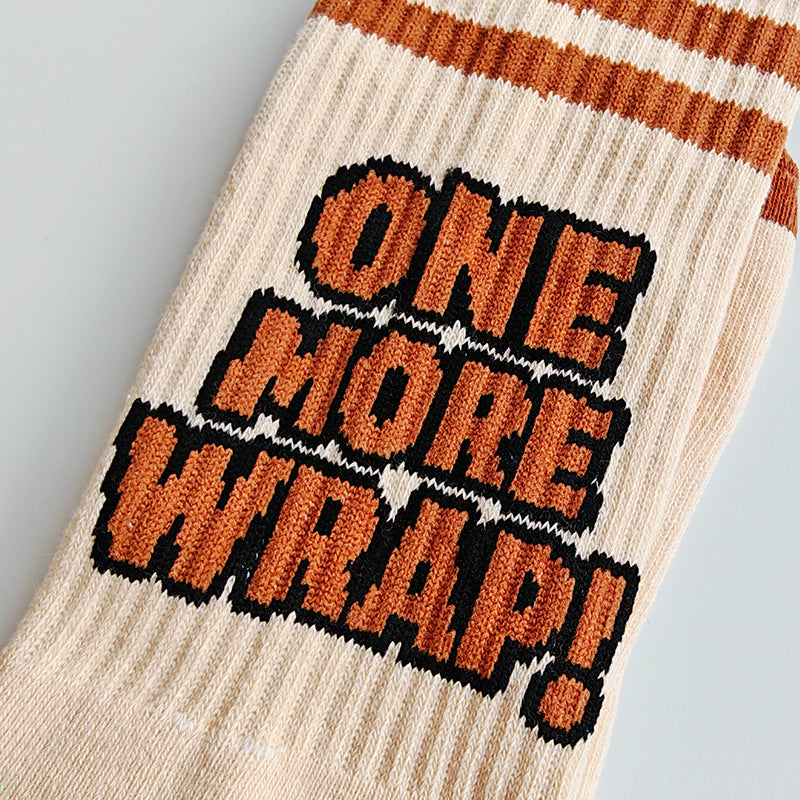 One More Wrap! Crew Socks